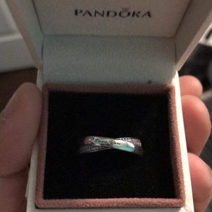 Size 8 Pandora ring NEVER worn